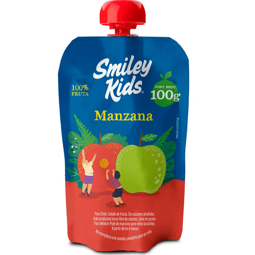Compota Manzana Smiley Kids