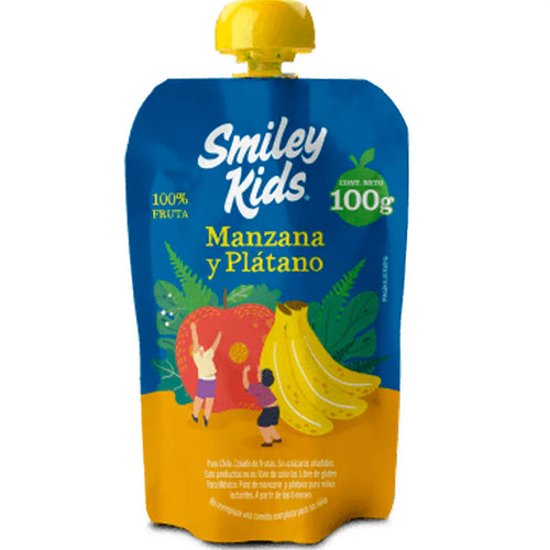 Compota Manzana Plátano Smiley Kids