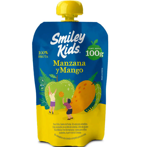Compota Manzana Mango Smiley Kids