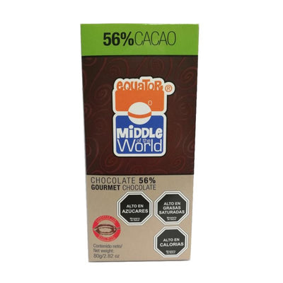 Barra Chocolate Premium 56% cacao 80gr