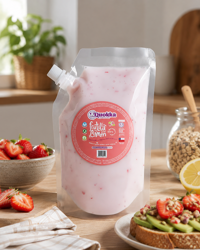 Yogurt Vegano Frutilla Limón DoyPack 500gr