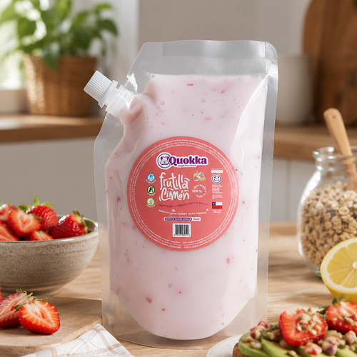 Yogurt Vegano Frutilla Limón DoyPack 500gr