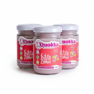 Yogurt Vegano de Coco Pack 3x150gr Frutilla Limón