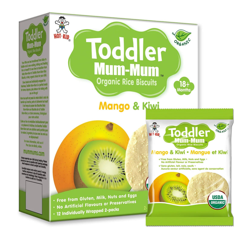 Toddler Mum-Mum Galletas de Arroz con Mango y Kiwi Orgánico 50g