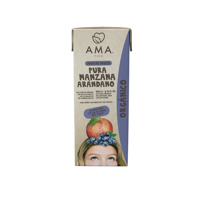 Jugo Ama pura manzana arándano 200cc