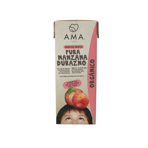 Jugo Ama pura manzana durazno 200cc