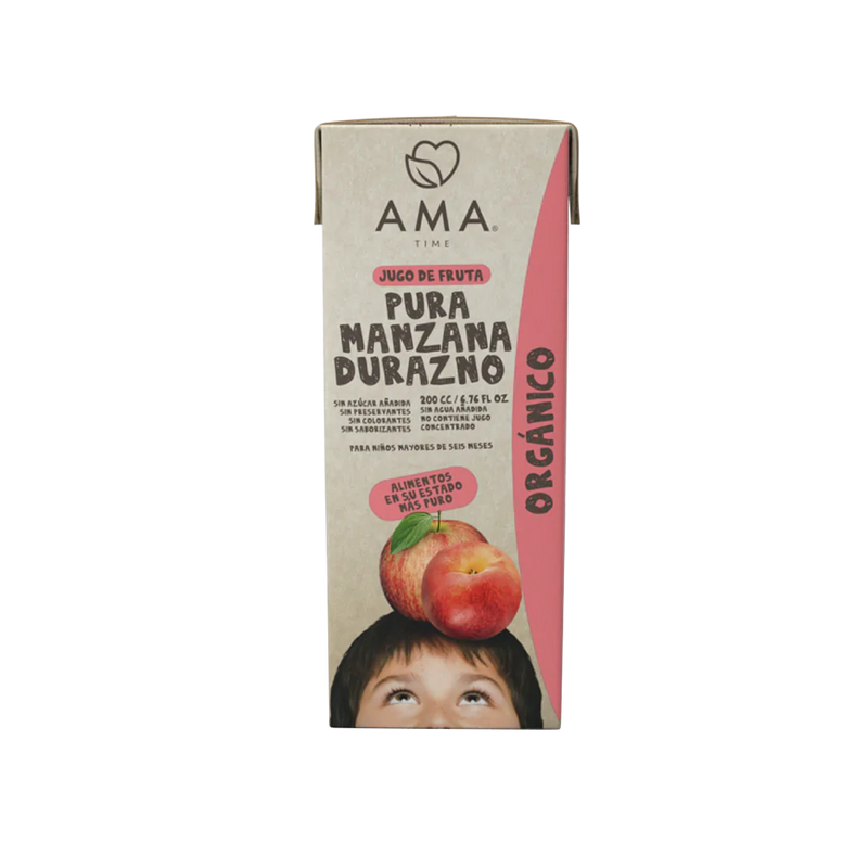 Jugo Ama pura manzana durazno 200cc