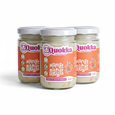 Yogurt Vegano de Coco Pack 3x150gr Mango Maracuyá