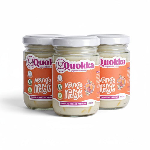 Yogurt Vegano de Coco Pack 3x150gr Mango Maracuyá
