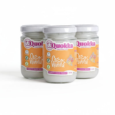 Yogurt Vegano de Coco Pack 3x150gr Coco Vainilla